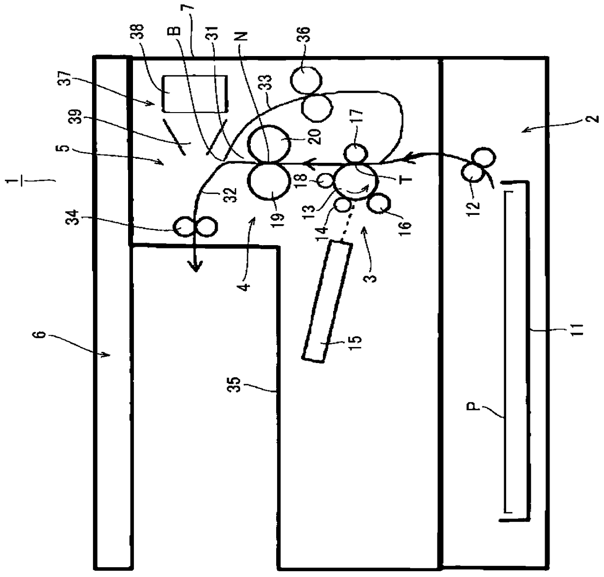 Paper conveying device, image forming device, reverse paper damage detection method