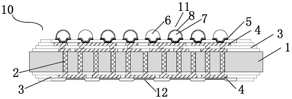 Interconnection substrate with elastic conductive micro bumps and KGD socket based on interconnection substrate
