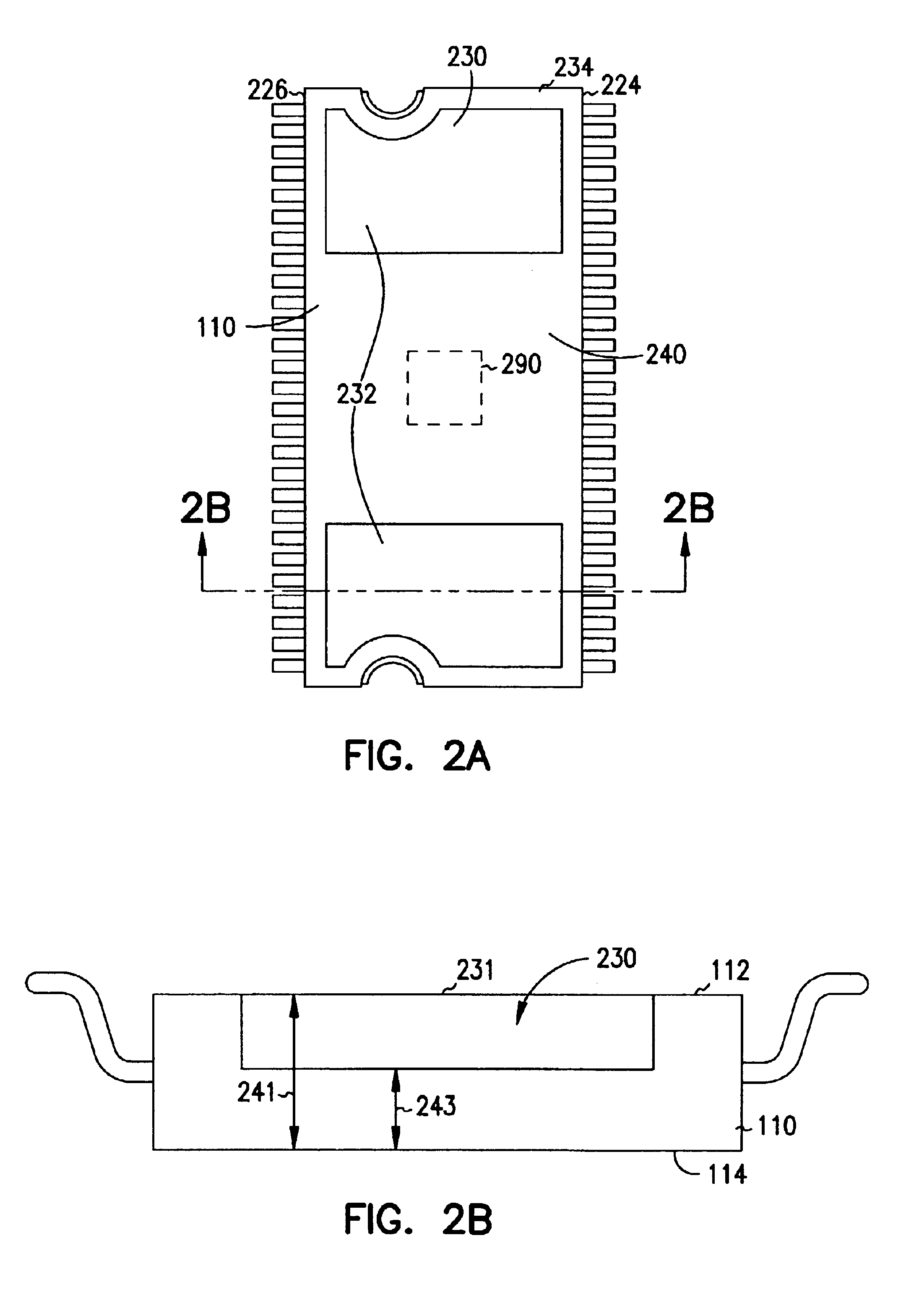 Method for making an integrated circuit package having reduced bow