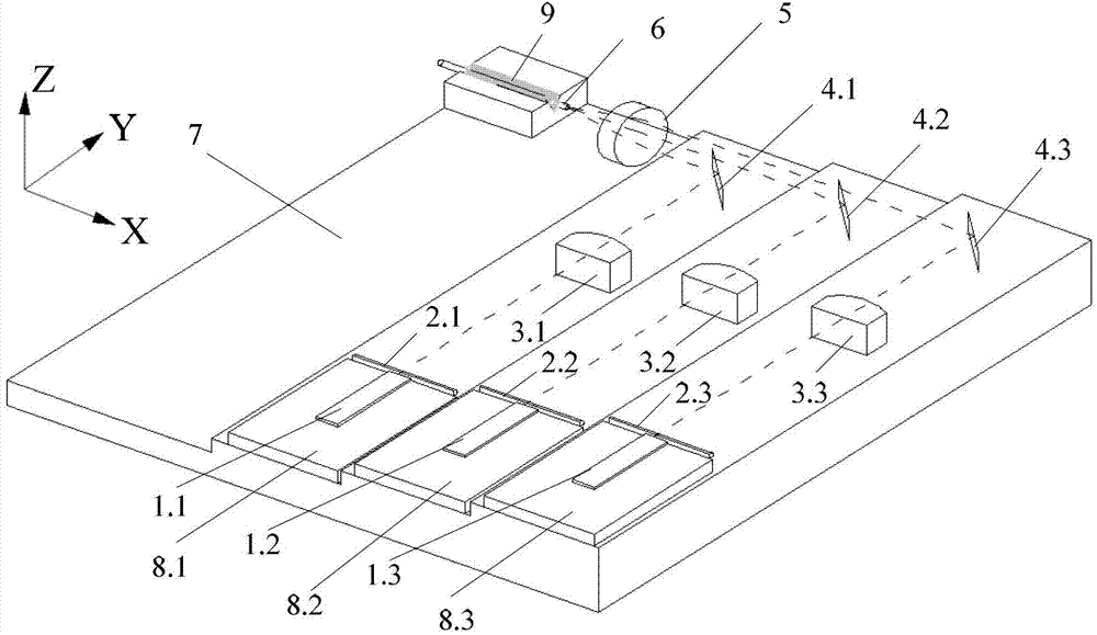 Optical fiber fixing device coupled with high-power semiconductor laser