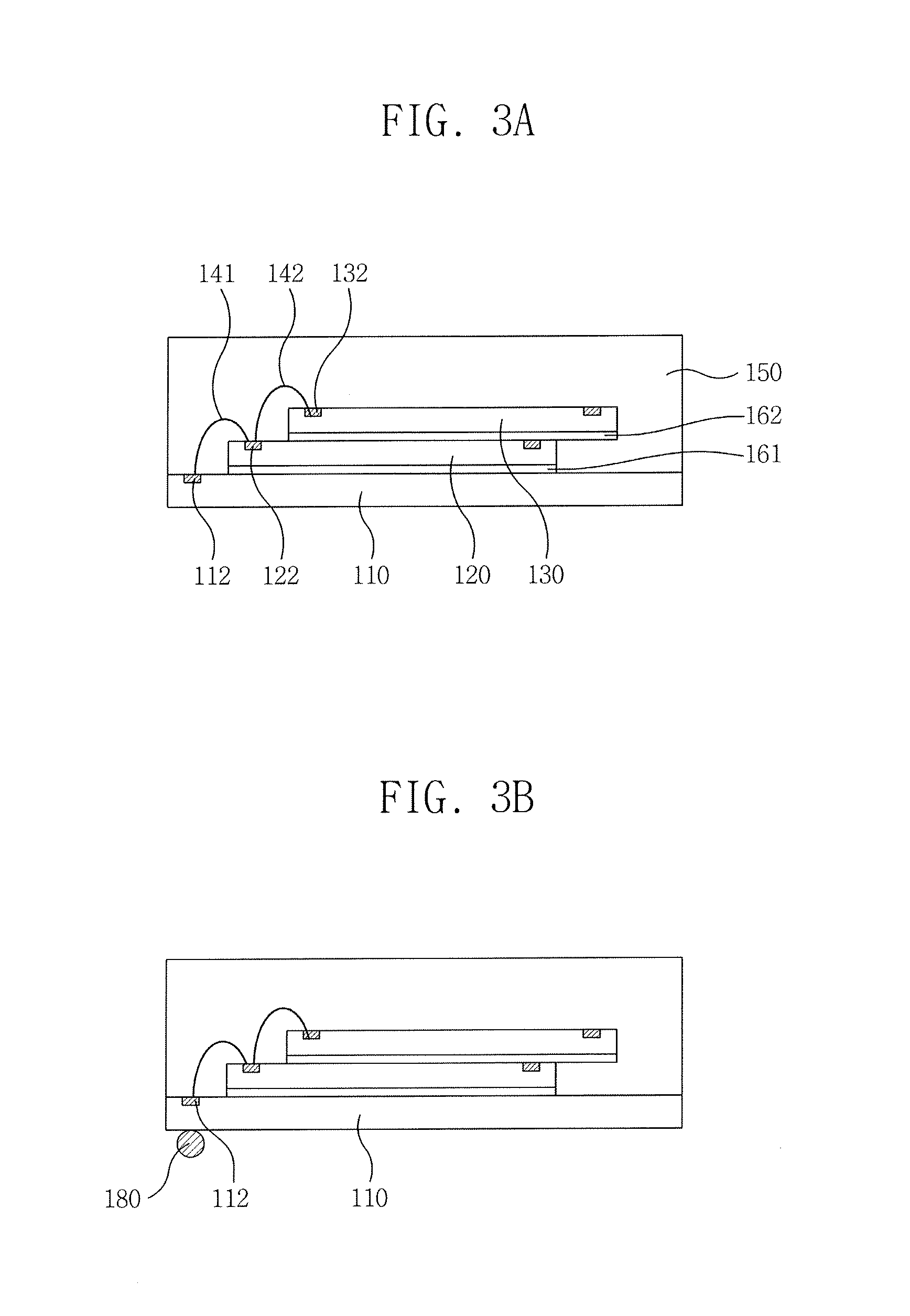 Semiconductor package having a stacked structure