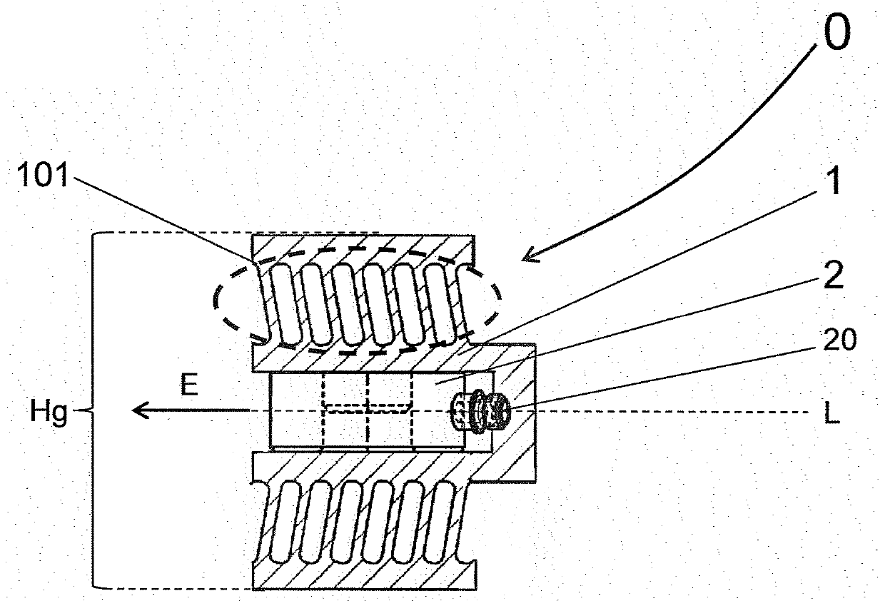 Preloading device for force measuring device