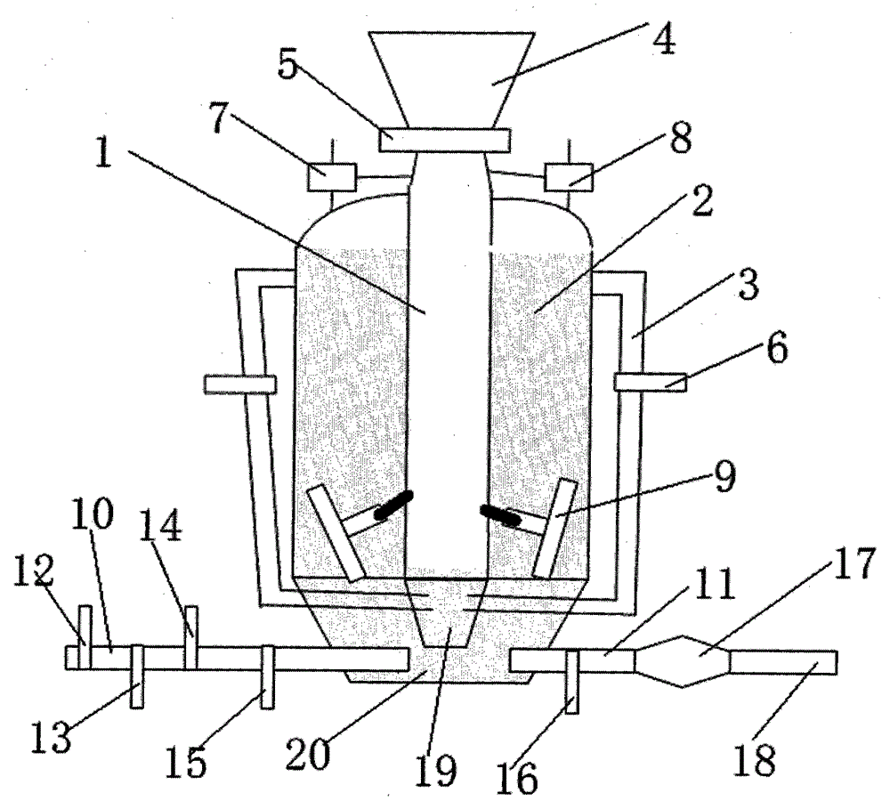 A continuous chamber pneumatic conveying pump