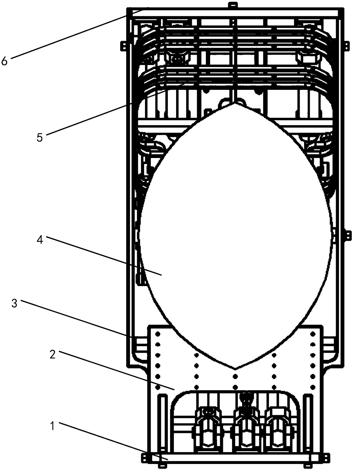 Multi-shaft rotating face changing mechanism