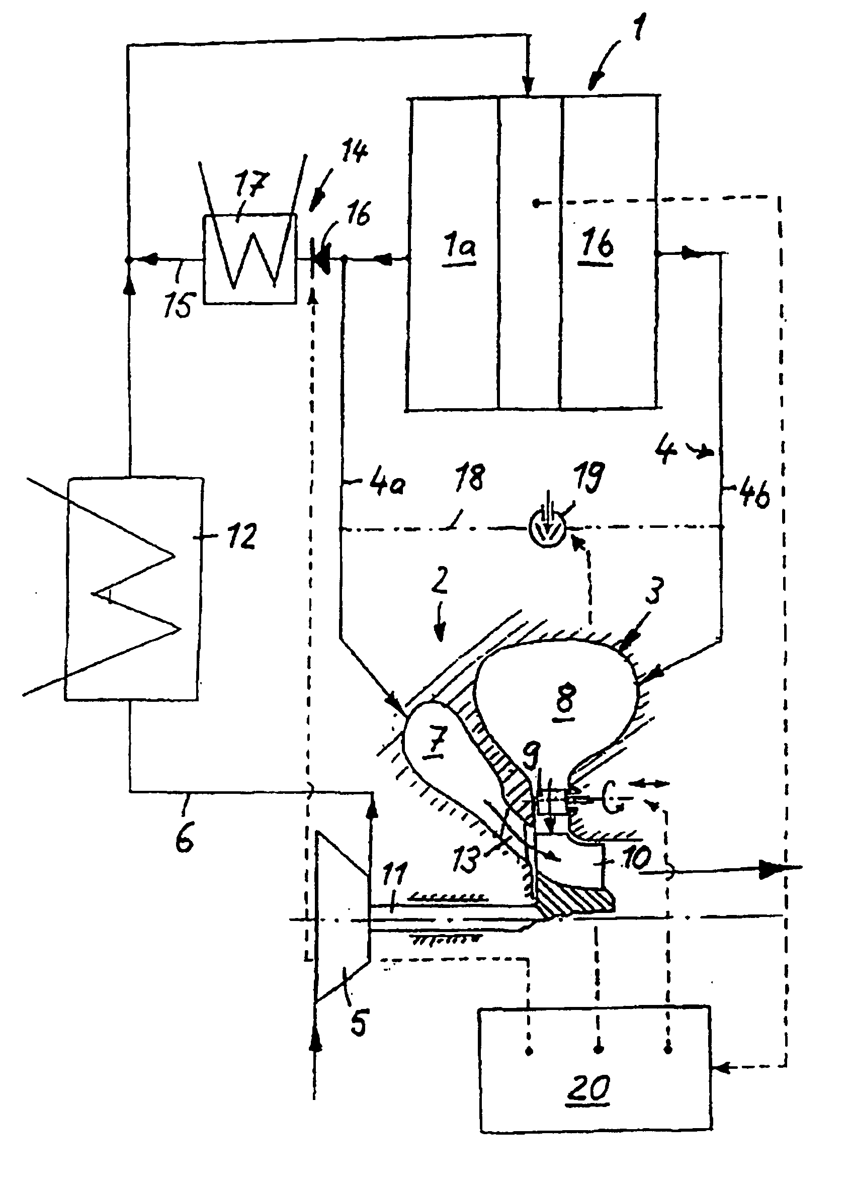 Exhaust gas turbocharger for a reciprocating internal combustion engine and corresponding reciprocating internal combustion engine