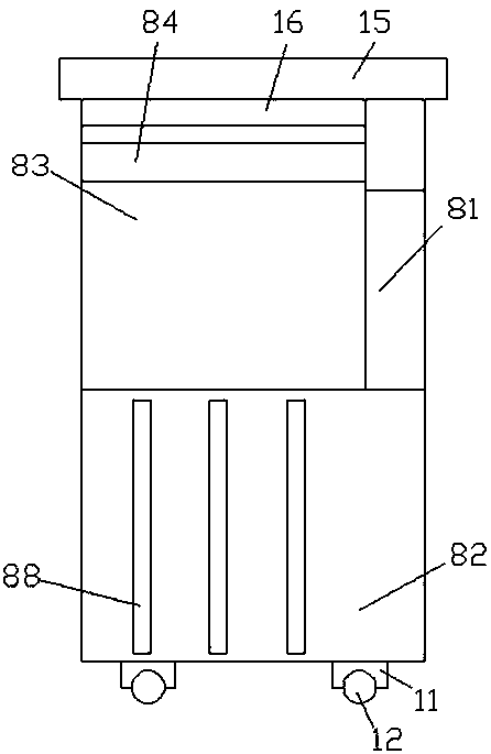 A mobile traffic sign selection display device