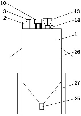 Preparation device and use method of kitasamycin tartrate soluble powder for poultry