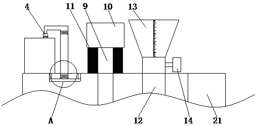 Preparation device and use method of kitasamycin tartrate soluble powder for poultry