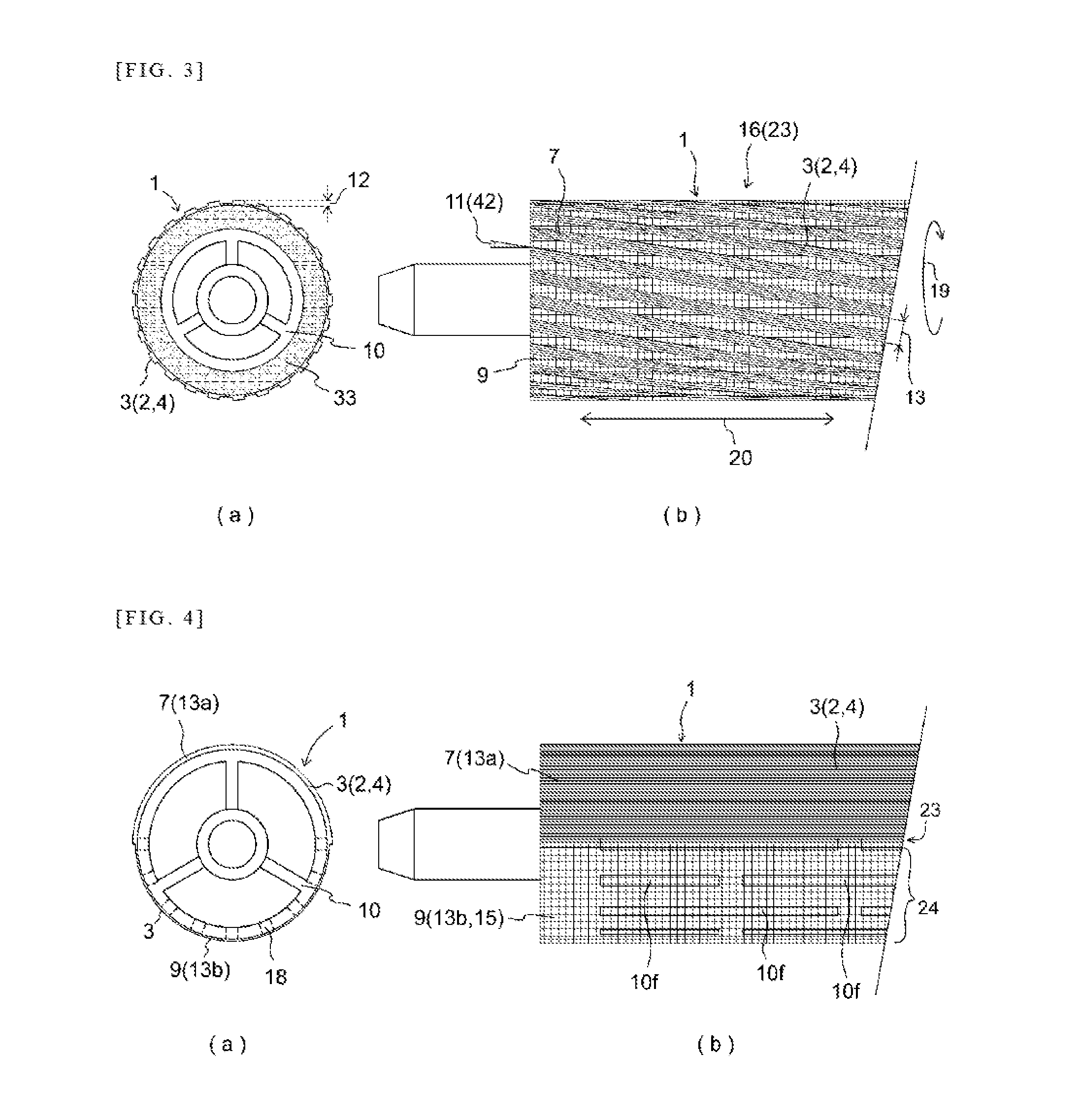 Roller covered with covering comprising woven fabric, and apparatus employing same