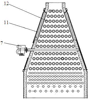 A complete set of boiler automatic dust removal equipment