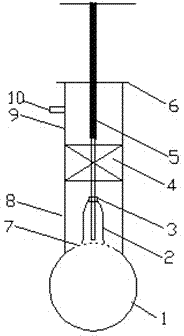 Gas pipe pressure tapping opening connection method