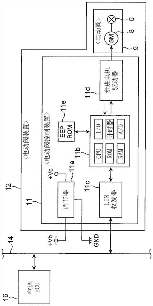 Electric valve control device and electric valve device including the electric valve control device