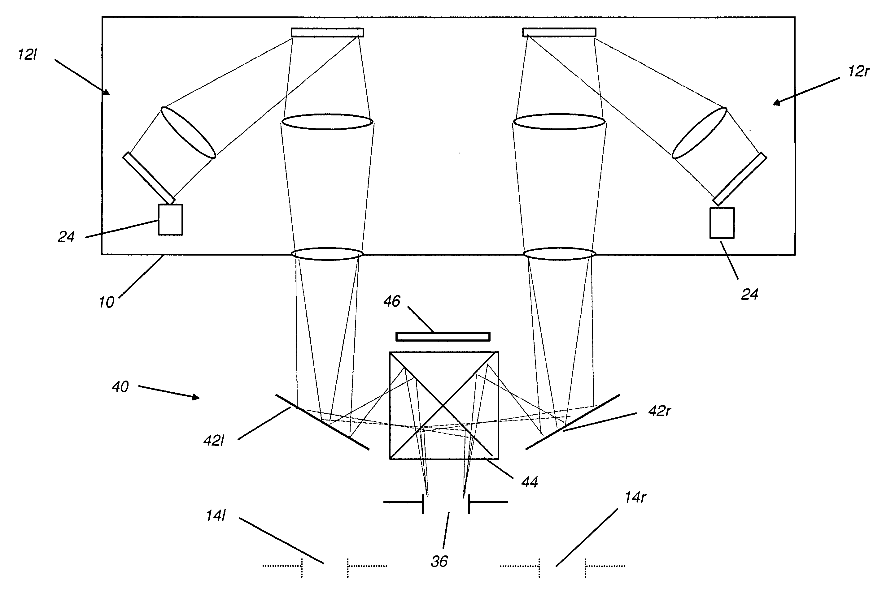 Apparatus to align stereoscopic display