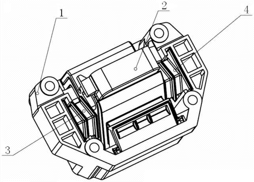 A kind of automobile engine suspension assembly