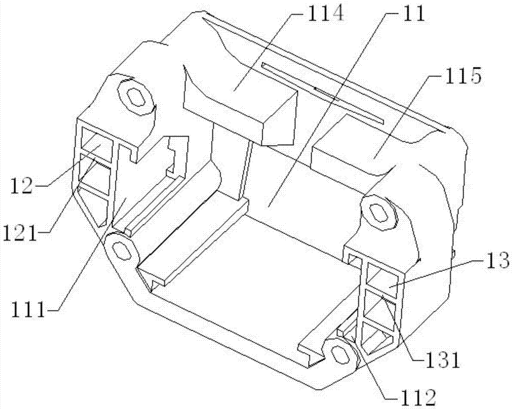 A kind of automobile engine suspension assembly