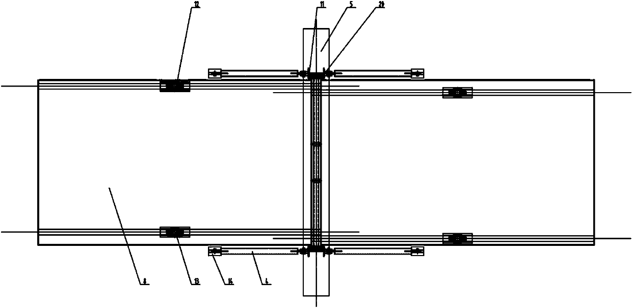 Movable suspension bridge for warehoused automobiles