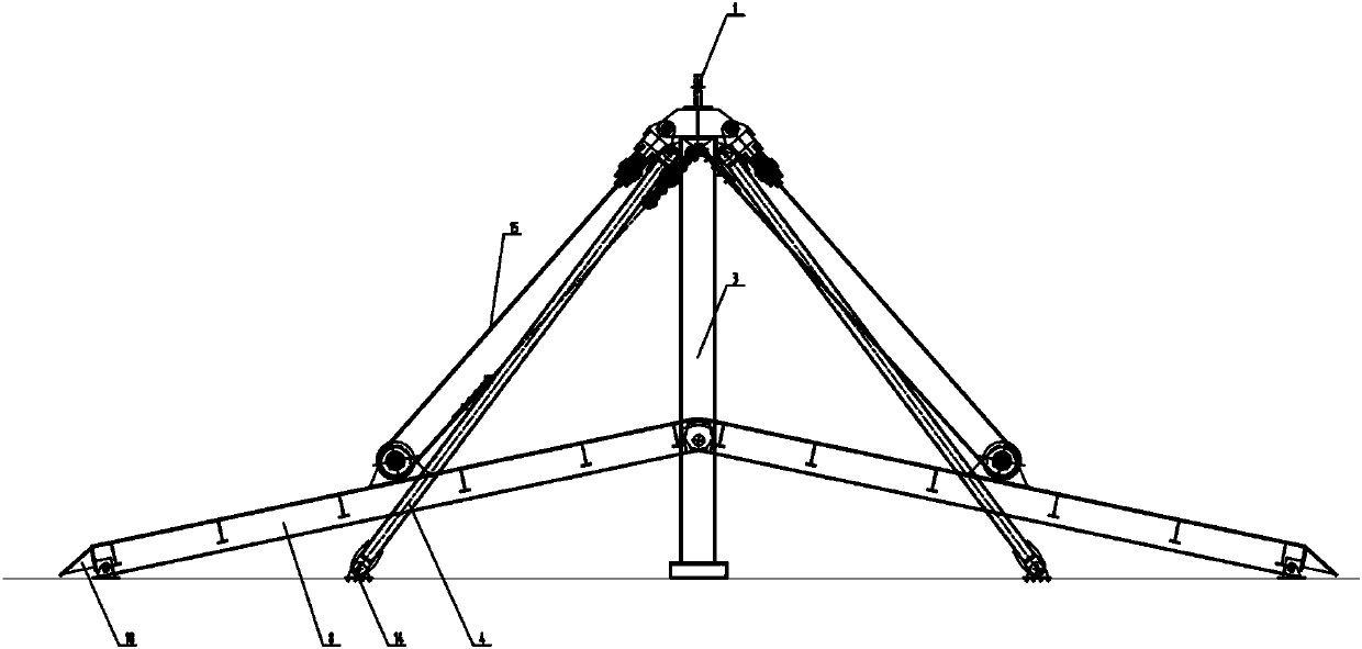 Movable suspension bridge for warehoused automobiles