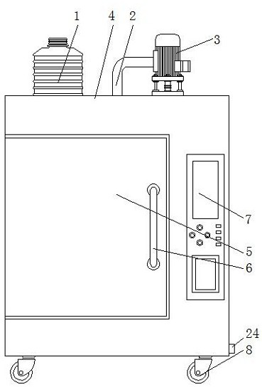 Cleaning device for 5G network communication equipment