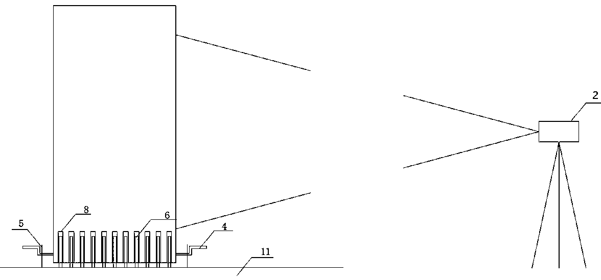 Construction method for rapid hole alignment and posture adjustment of prefabricated stand column