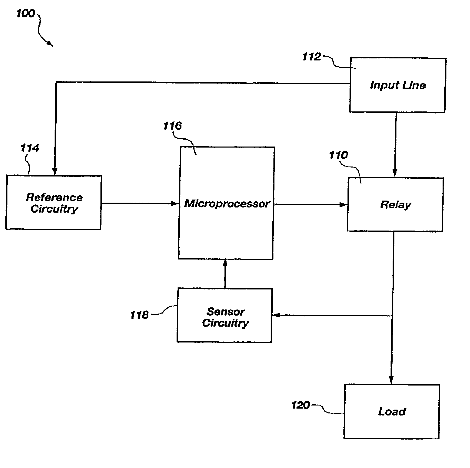 Current zero cross switching relay module using a voltage monitor