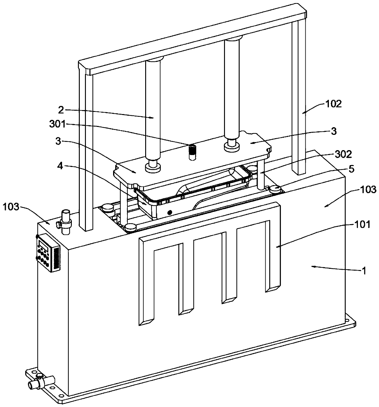 Multi-directional-adjustable fixing clamp for detecting internal combustion engine