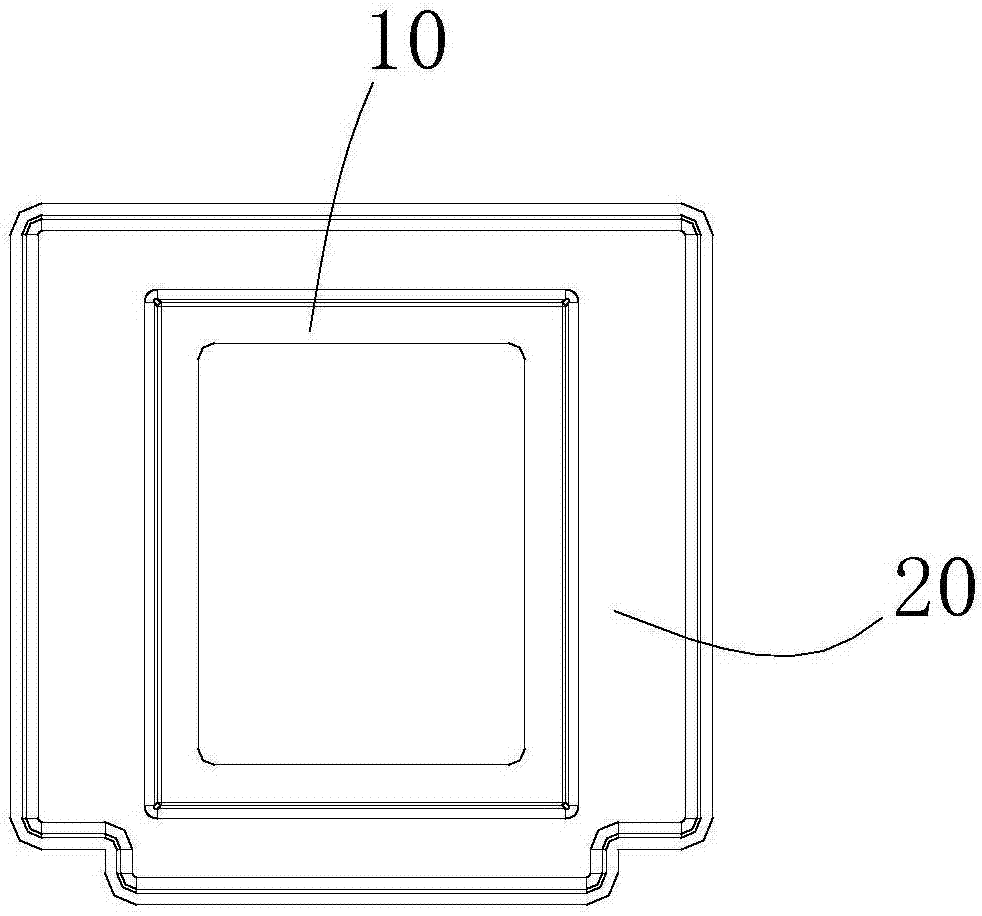 Chip packaging pedestal for camera module group