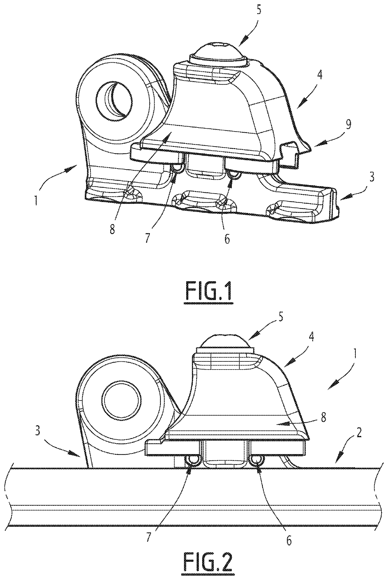 System for securing a seat notably for aircraft and seat comprising such a system