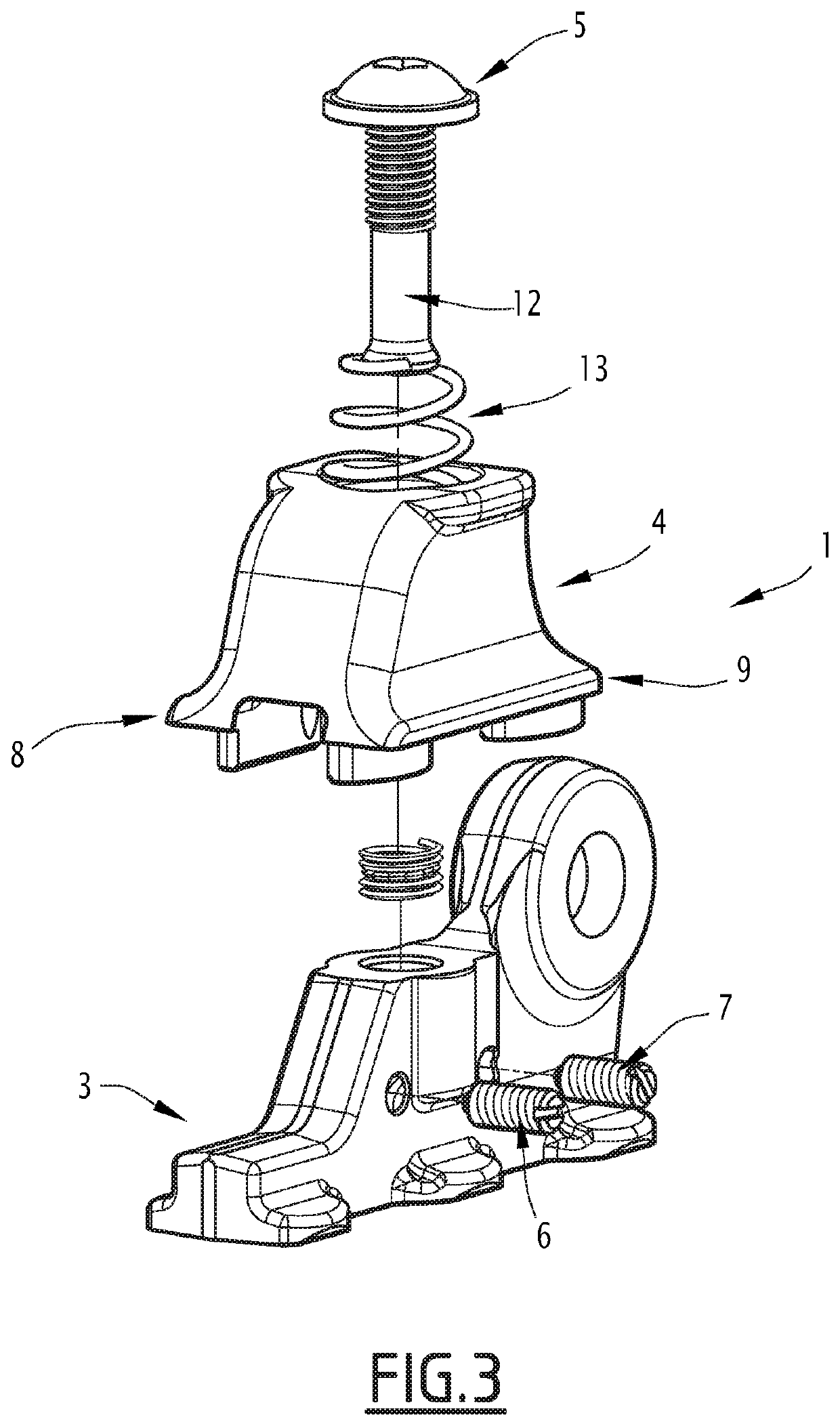 System for securing a seat notably for aircraft and seat comprising such a system