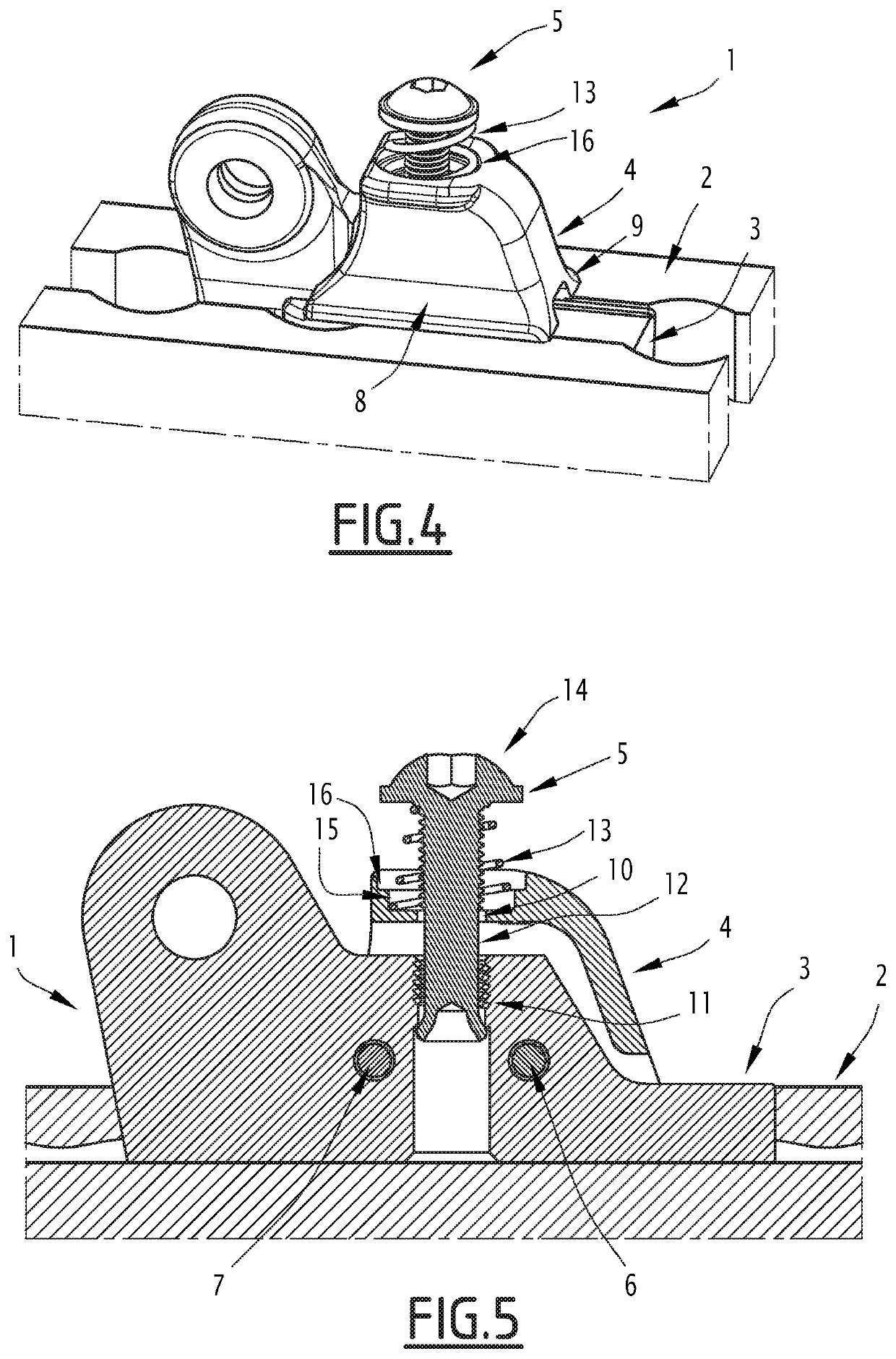 System for securing a seat notably for aircraft and seat comprising such a system