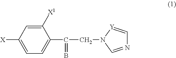 Antifungal compounds of (arylalkyl) azole derivatives in the structure of oxime ester