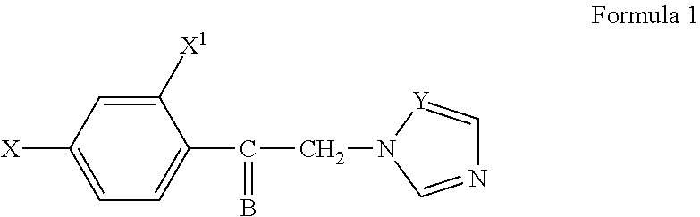 Antifungal compounds of (arylalkyl) azole derivatives in the structure of oxime ester