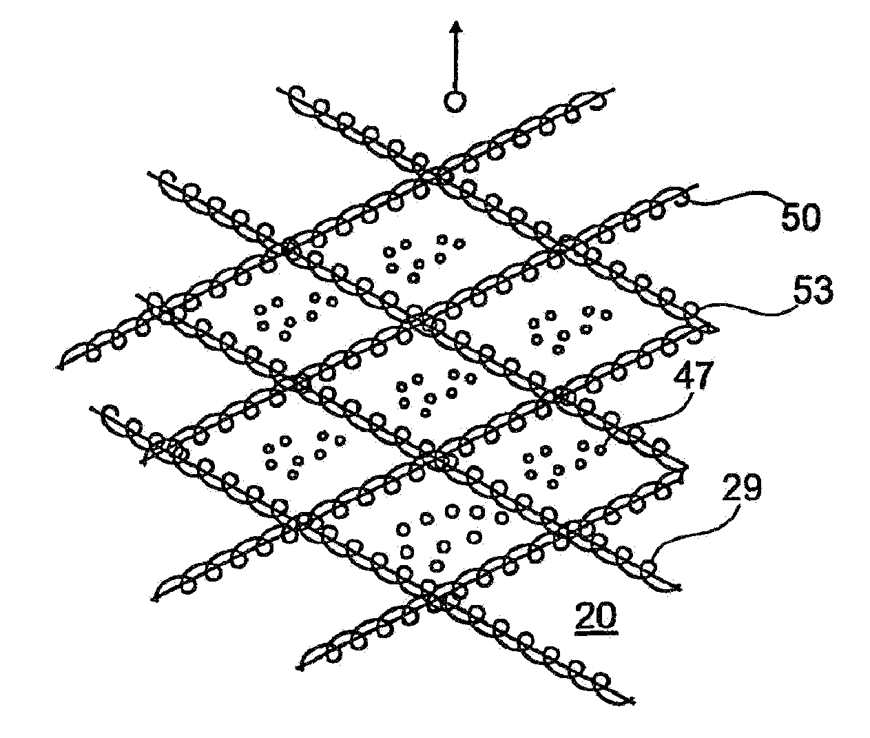 Highly flexible absorbent laminate and method for production thereof