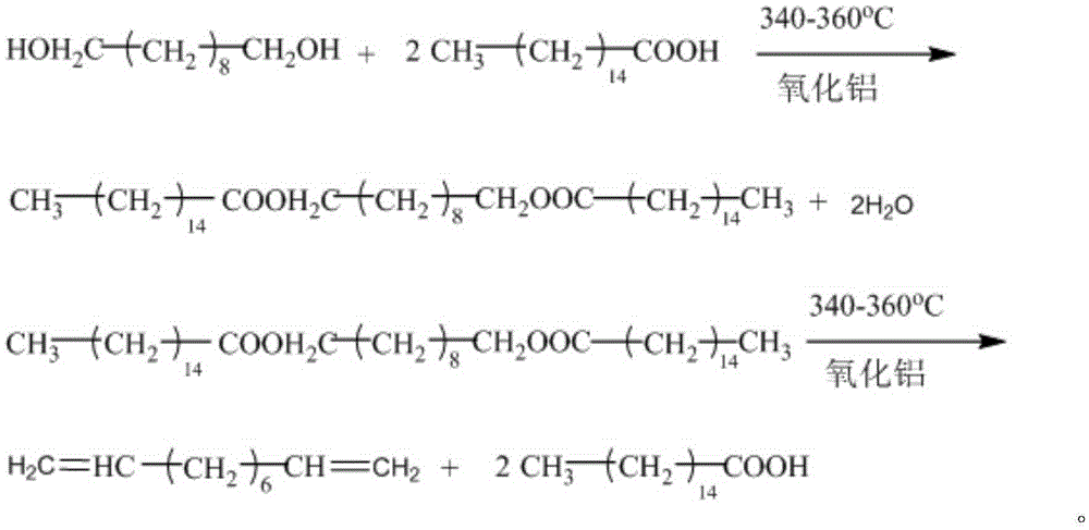 Synthetic method of 1,9-decadiene