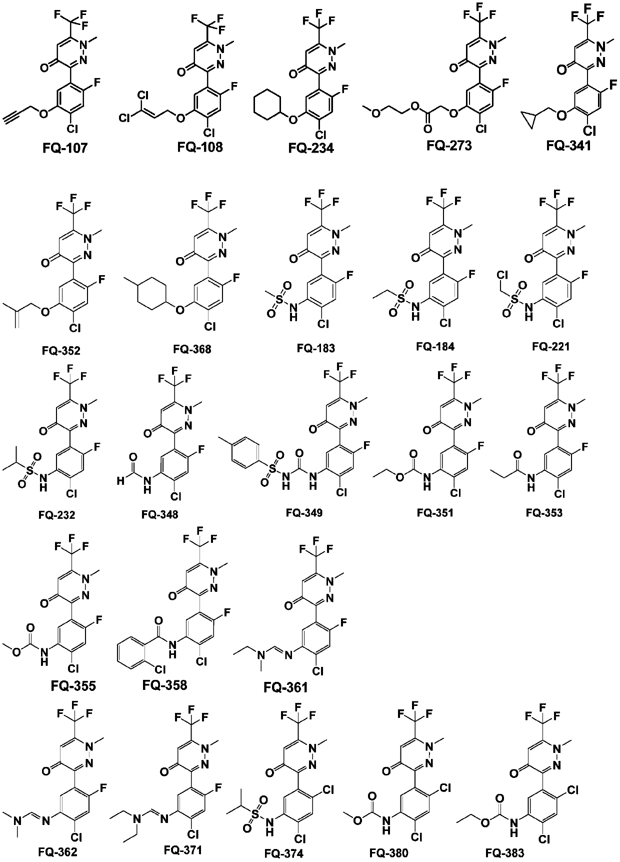 3-arylpyridazinone compound, preparation method, pesticide composition and use