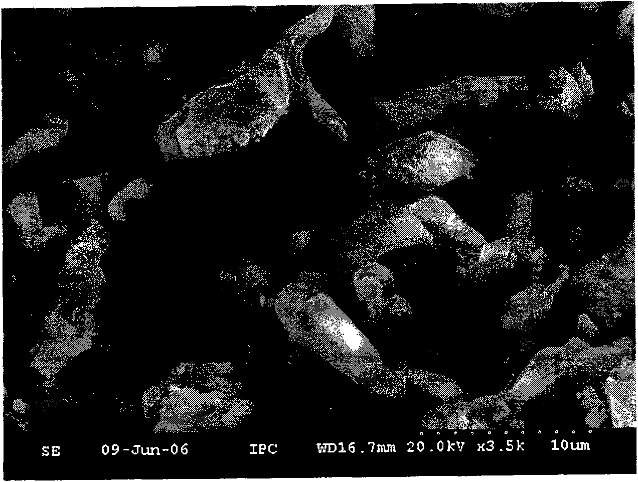 Method for synthesizing Si3N4 powder body and Si3N4/SiC composite powder body