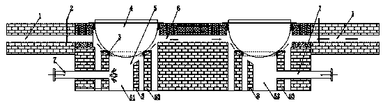 Communicating type electrolytic lead smelting pot and using method thereof