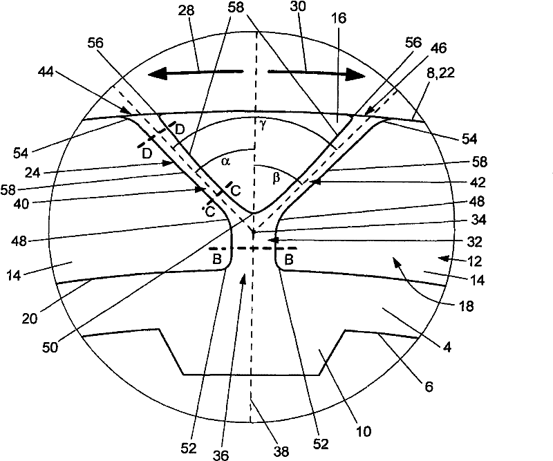 Friction part for a frictionally acting device, and frictionally acting device having a friction part of said type