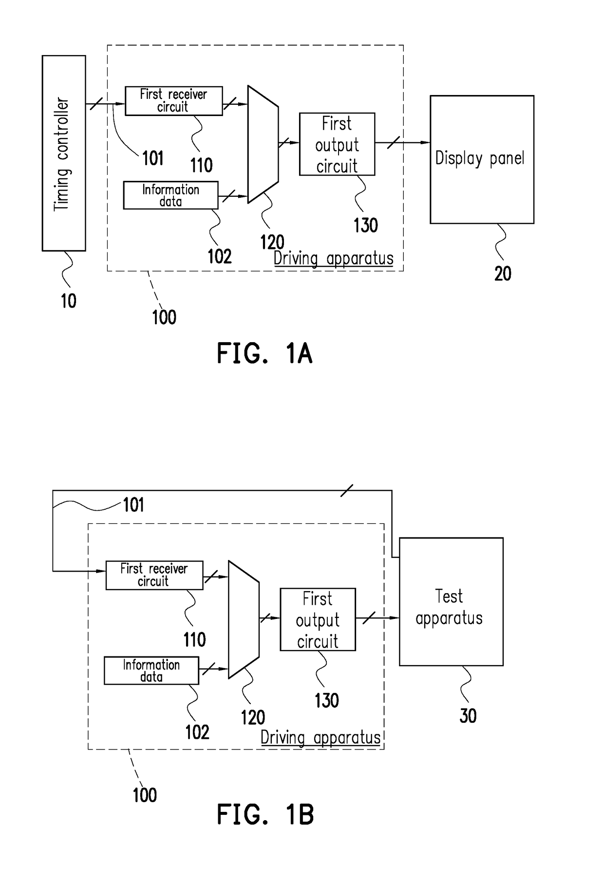 Driving apparatus for a display panel and operation method thereof