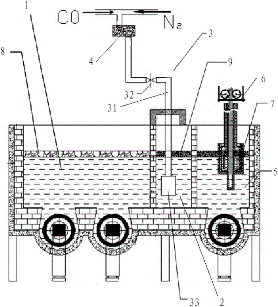 Production device and method of high-purity oxygen-free copper ingot billet