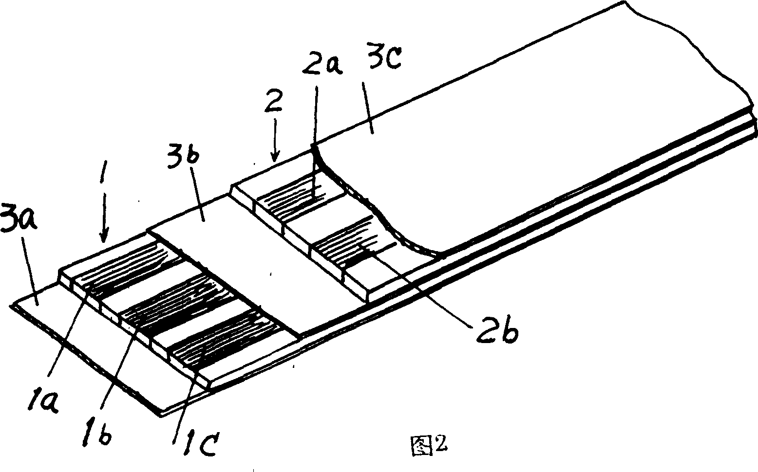 Fire-resisting plastic insulating conductive band