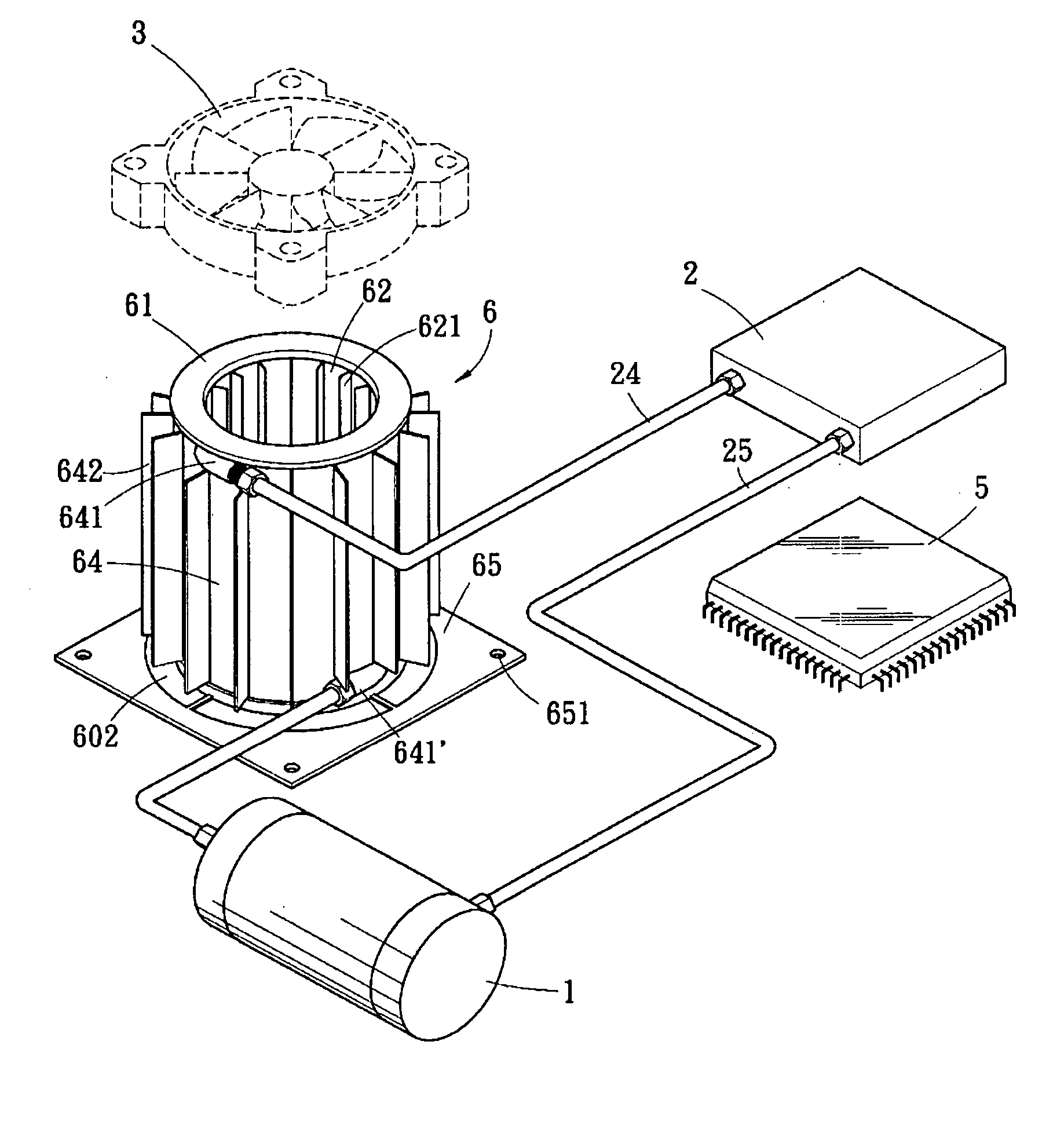 Structure of radiator