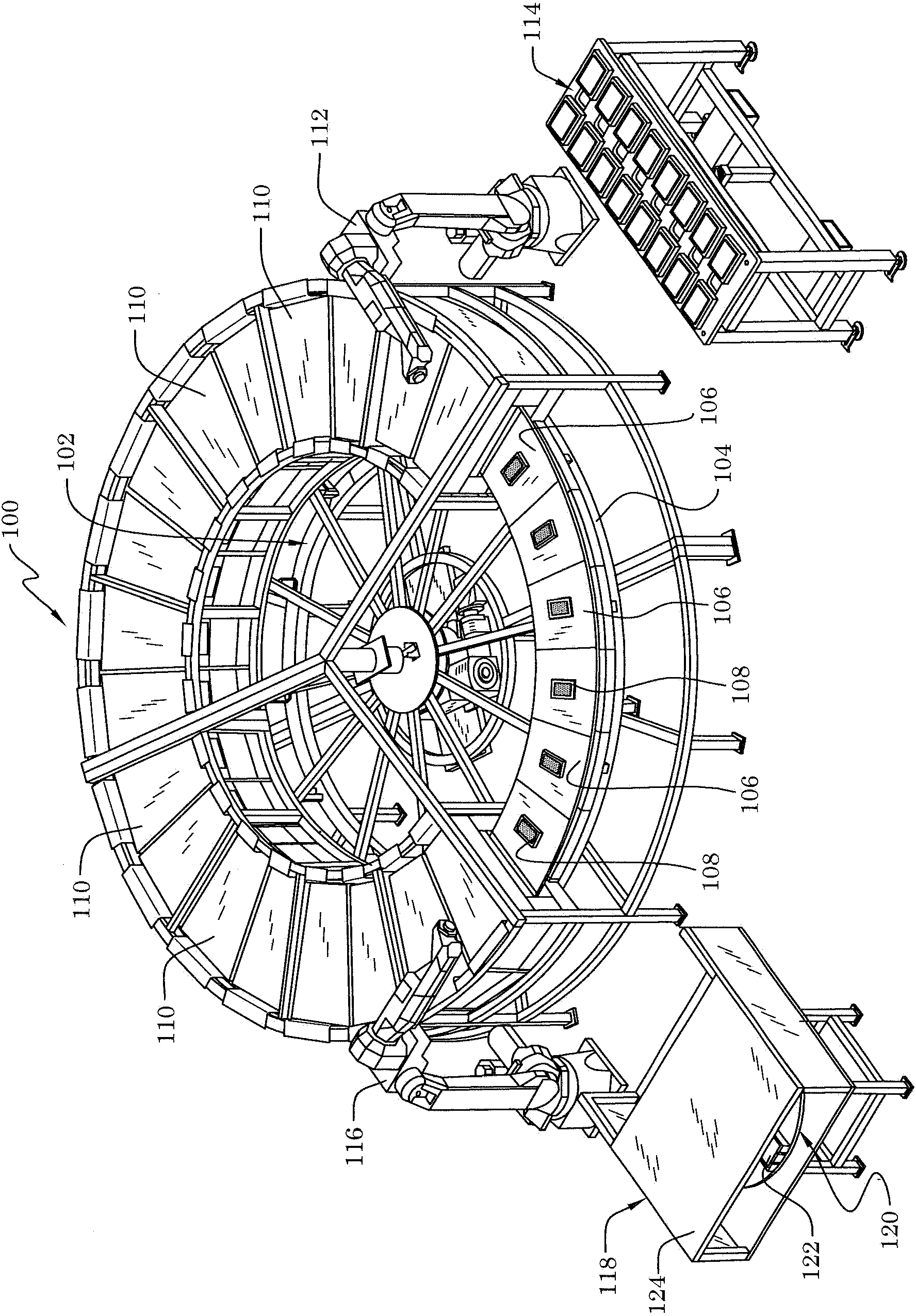 Glass molding system and related apparatus and method