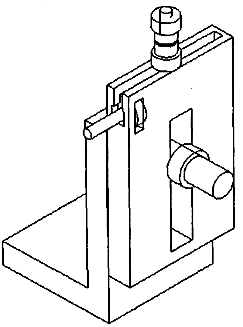 Clamping device for linear displacement sensor