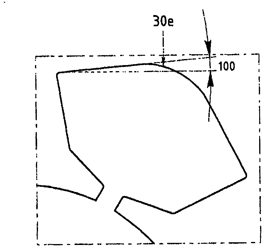 Stator blade for an electric motor