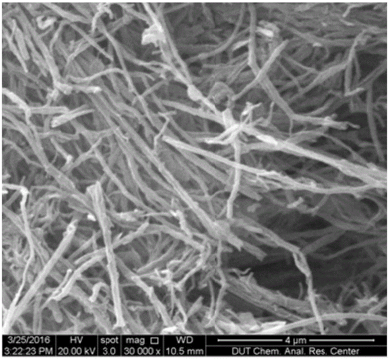 Preparation method for carbon-supported monolayer molybdenum disulfide composite catalyst for low-temperature hydro-conversion of carbonyl sulfide