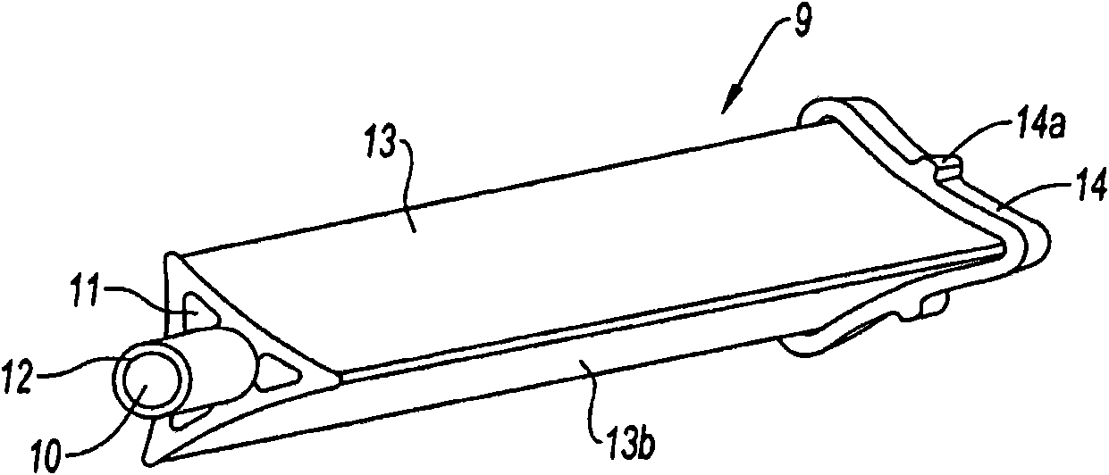 Electric battery comprising thermal packaging modules encapsulated in a structural matrix