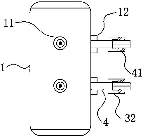 Intermittent pull-off type cable connection instrument for power system