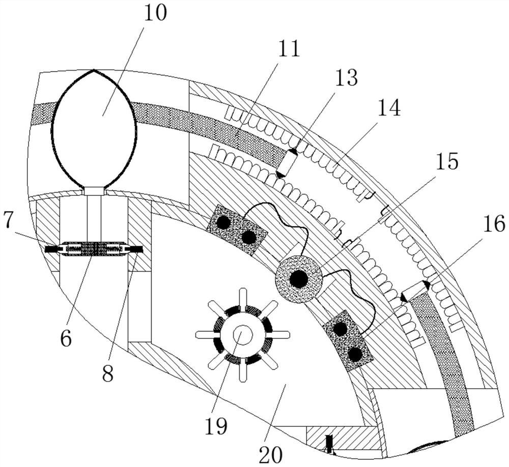 Detector drying device capable of intelligently controlling drying temperature according to air inlet volume