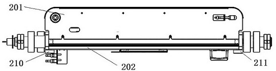 Non-coaxial type double-layer linear sorting machine