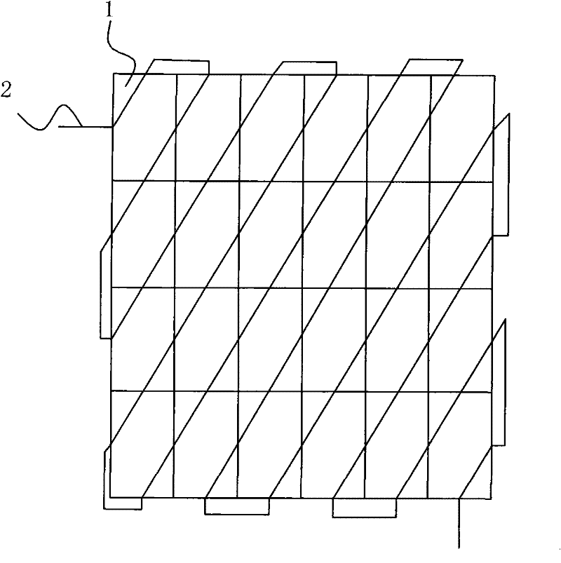 Decorative painting and interweaving method thereof